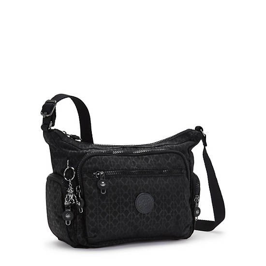 Kipling Gabbie Small Printed Crossbodytassen Zwart | BE 1147XY